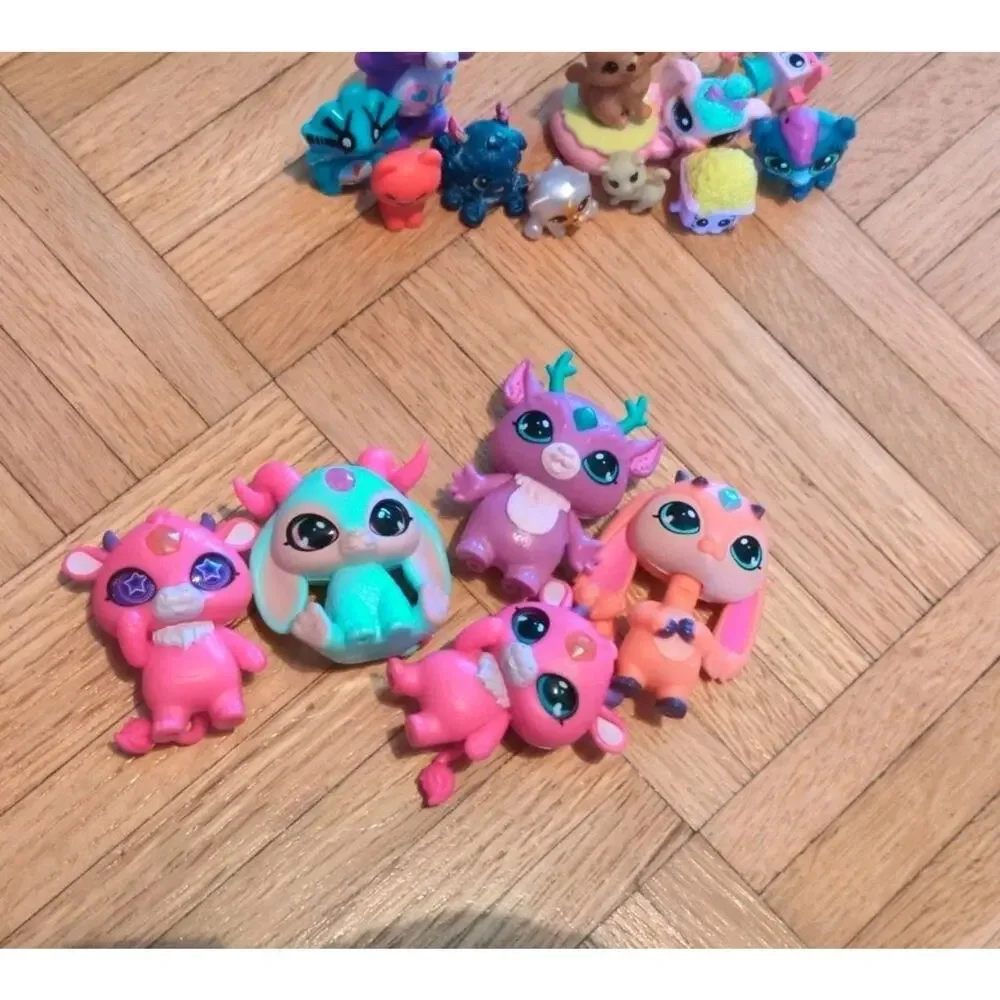Littlest Pet Shop Magic Mixies Care Bare Tiko Belle Mozzarella Firgures Toy Lot
